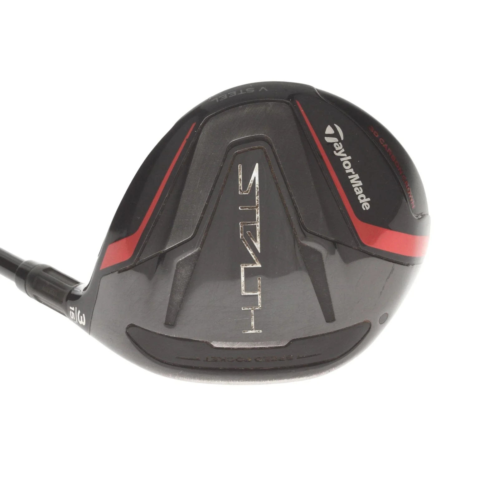 TaylorMade Stealth Graphite Mens Right Hand Fairway 3 Wood 15* Stiff - Ventus - Image 2