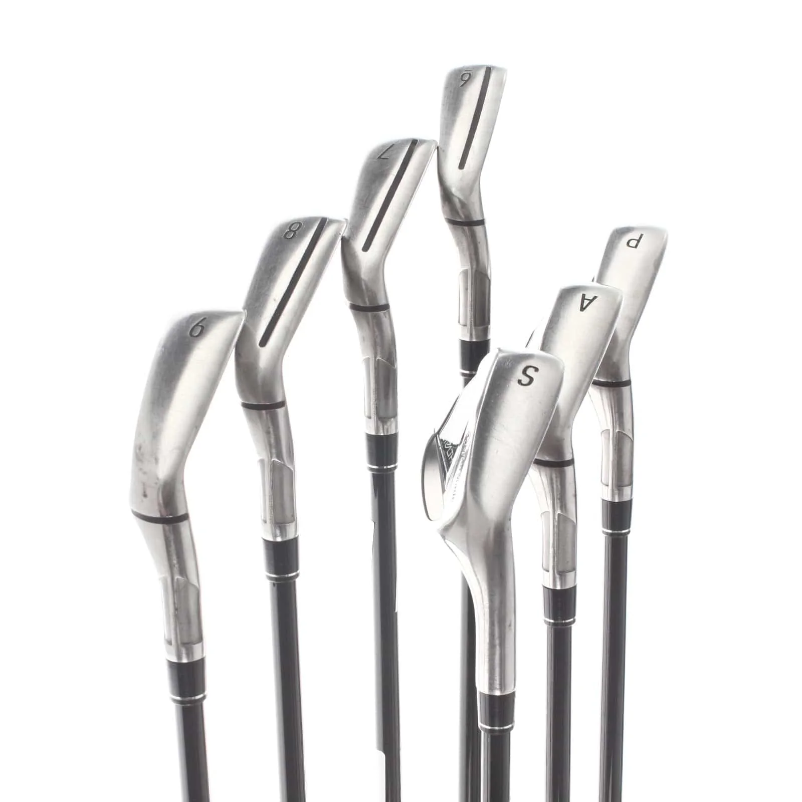 TaylorMade Stealth Graphite Mens Right Hand Irons 6-AW+SW Senior - Fujikura Ventus Red 5-A - Image 3