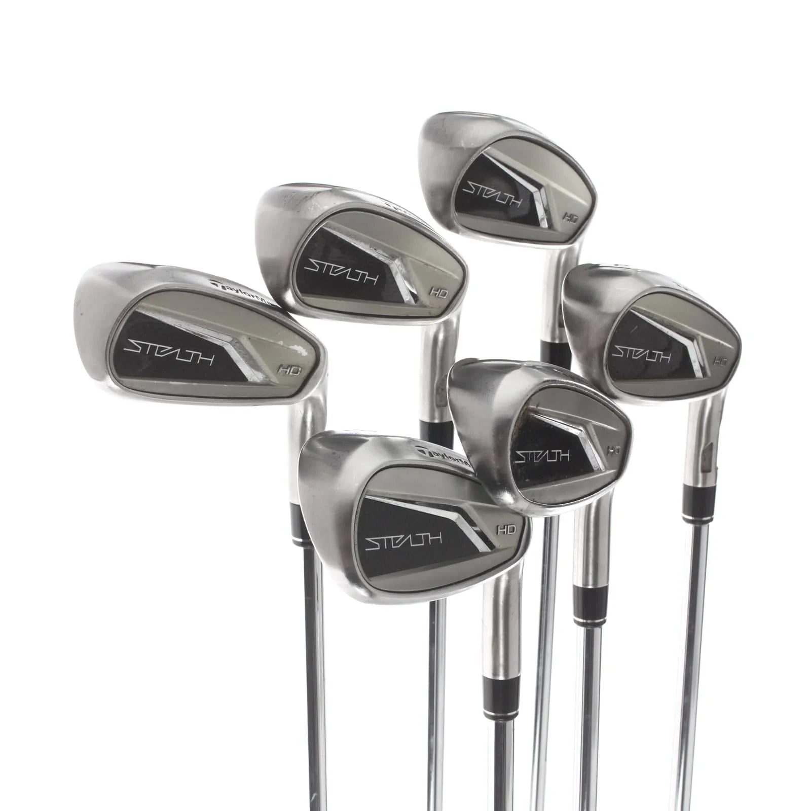 TaylorMade Stealth HD Steel Mens Right Hand Irons 5-PW Regular - KBS MT 85 - Image 2