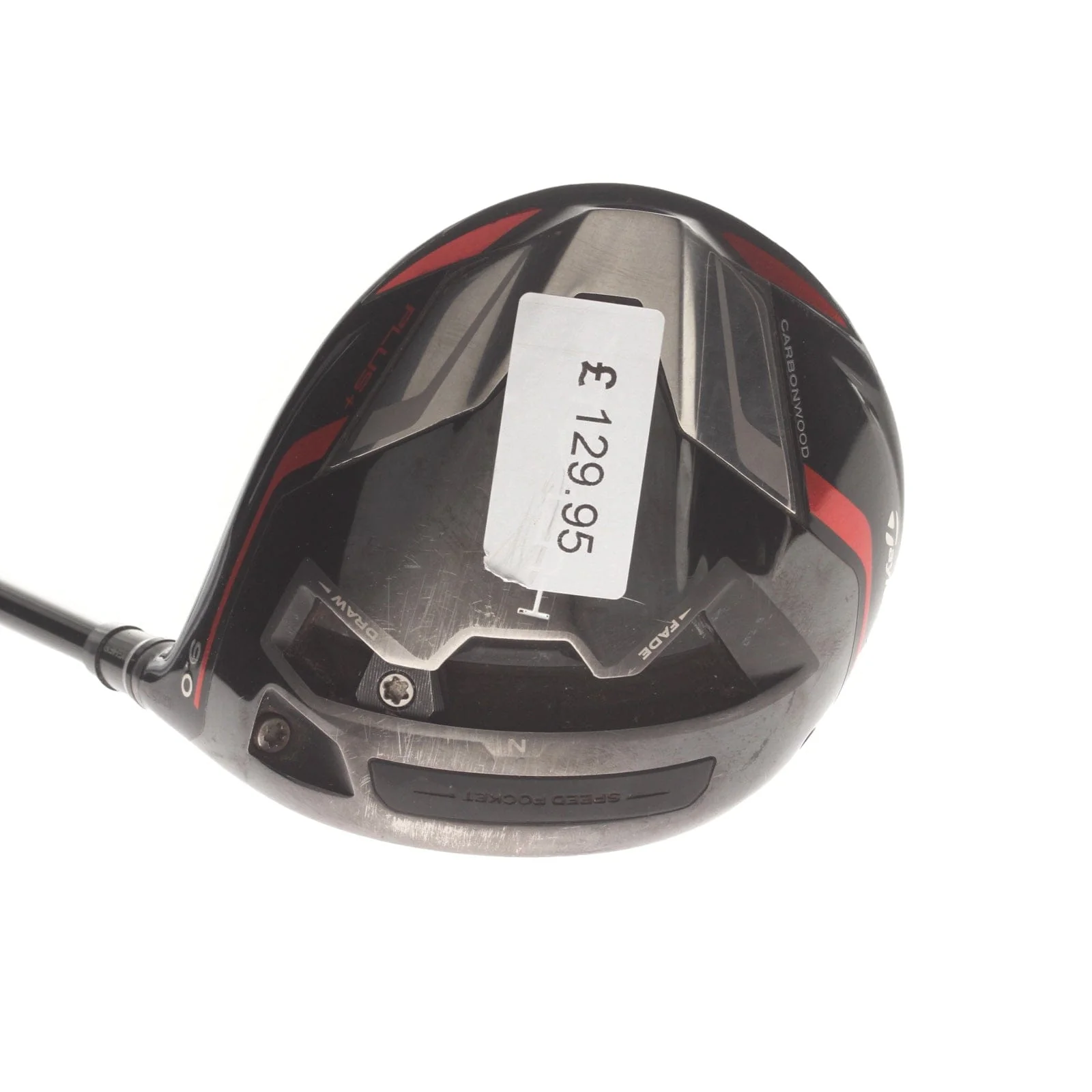 TaylorMade Stealth plus Graphite Mens Right Hand Driver 9* Regular - Hzrdus red