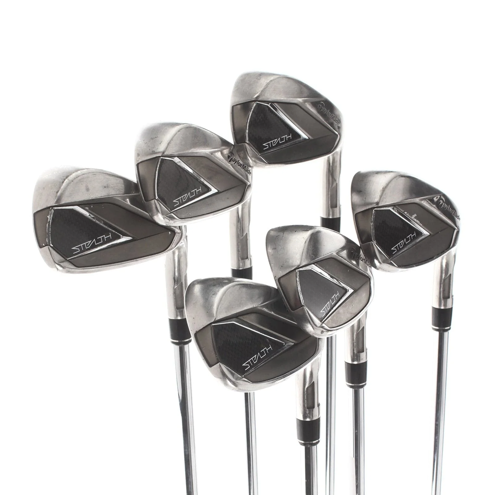 TaylorMade Stealth Steel Mens Right Hand Irons 5-PW Regular - Dynamic Gold - Image 2