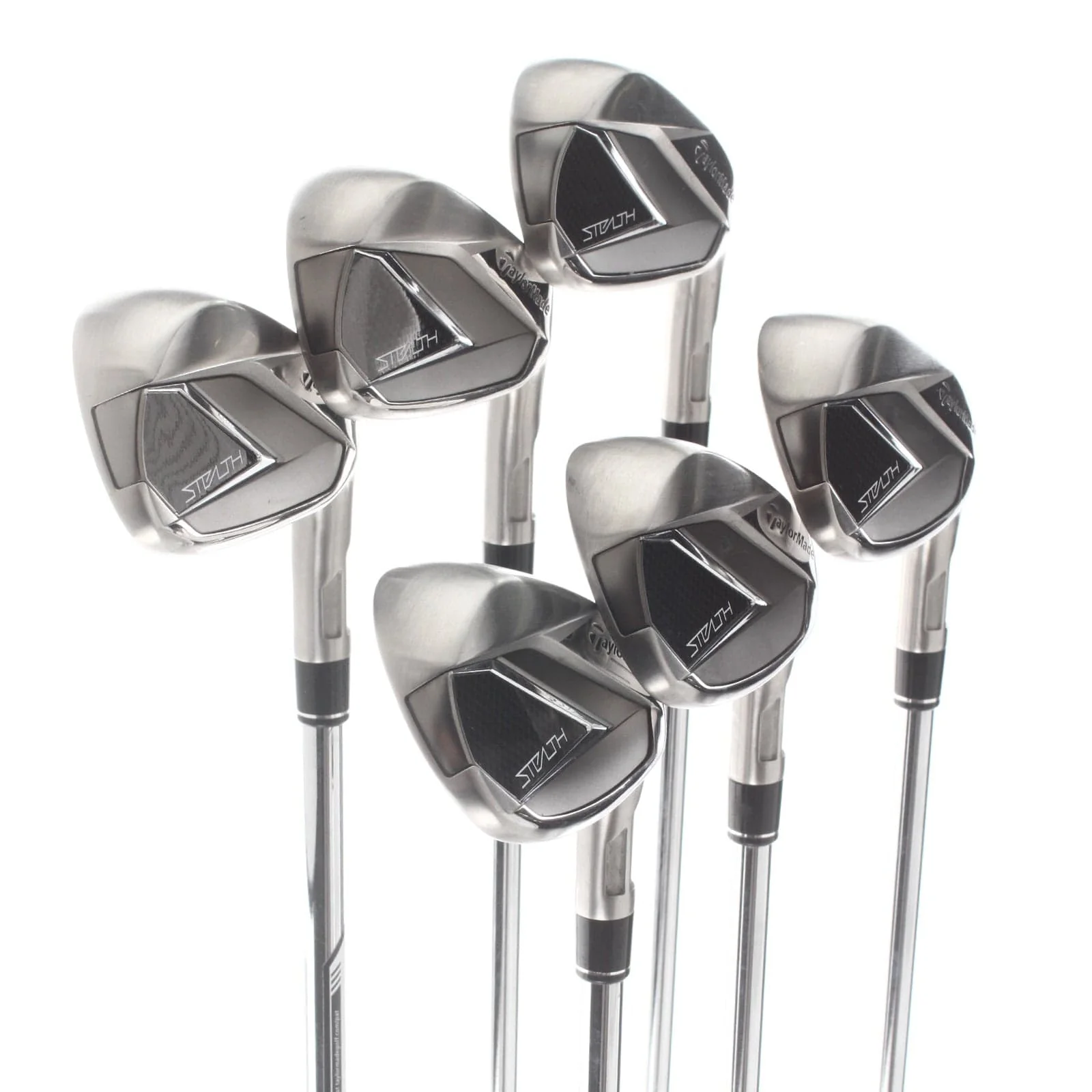 TaylorMade Stealth Steel Mens Right Hand Irons 5-PW Stiff - KBS Max MT 85 - Image 2