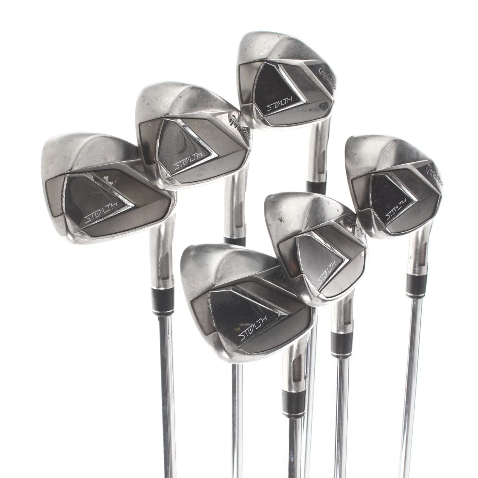 TaylorMade Stealth Steel Mens Right Hand Irons 5-PW Stiff - Modus S.Pro - Image 2