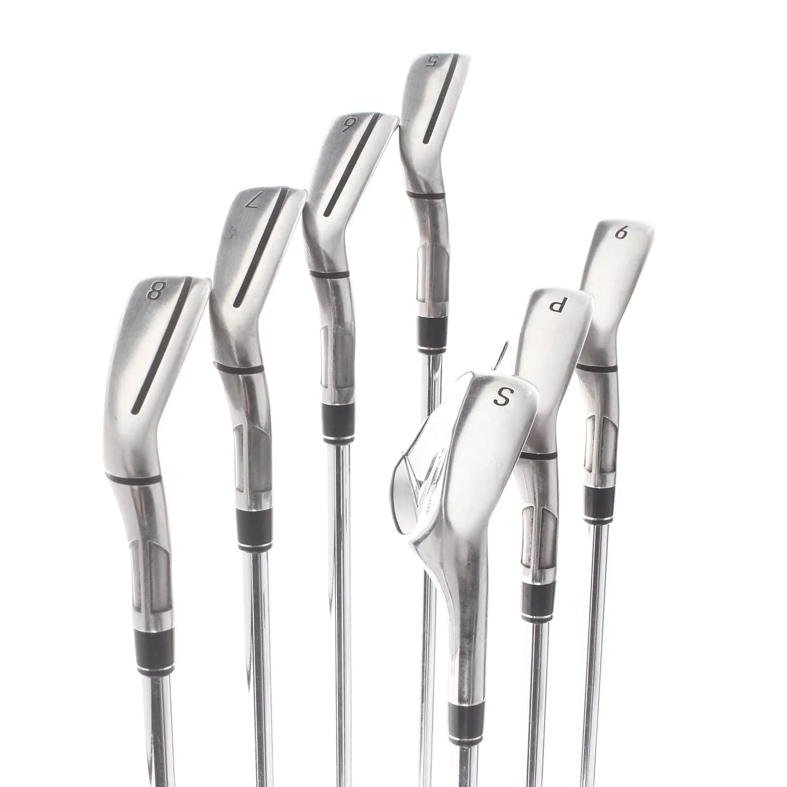 TaylorMade Stealth Steel Mens Right Hand Irons 5-SW Stiff - KBS Max MT 85 - Image 3