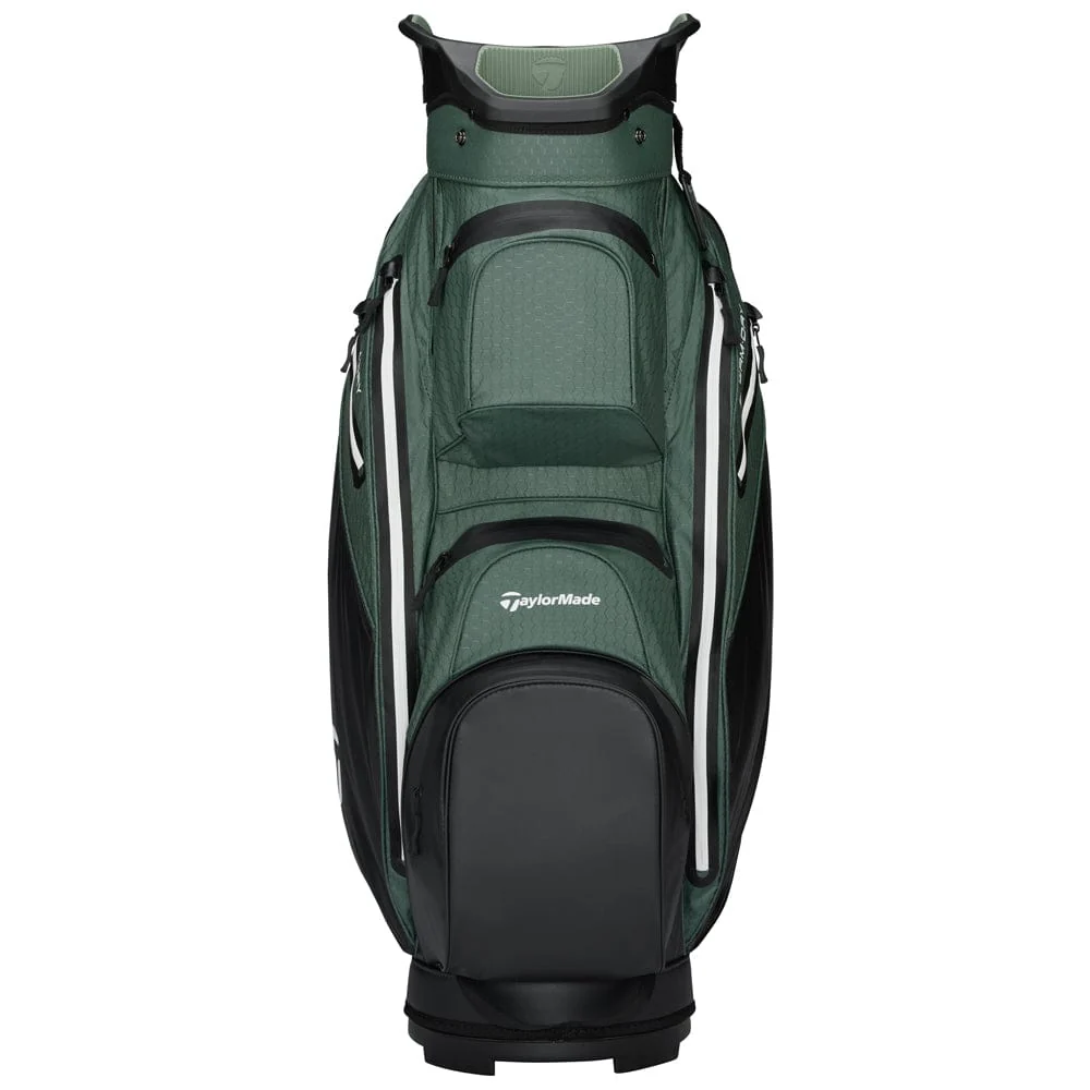 TaylorMade Storm Dry Waterproof Cart Bag - Black/Dark Sage - Image 4