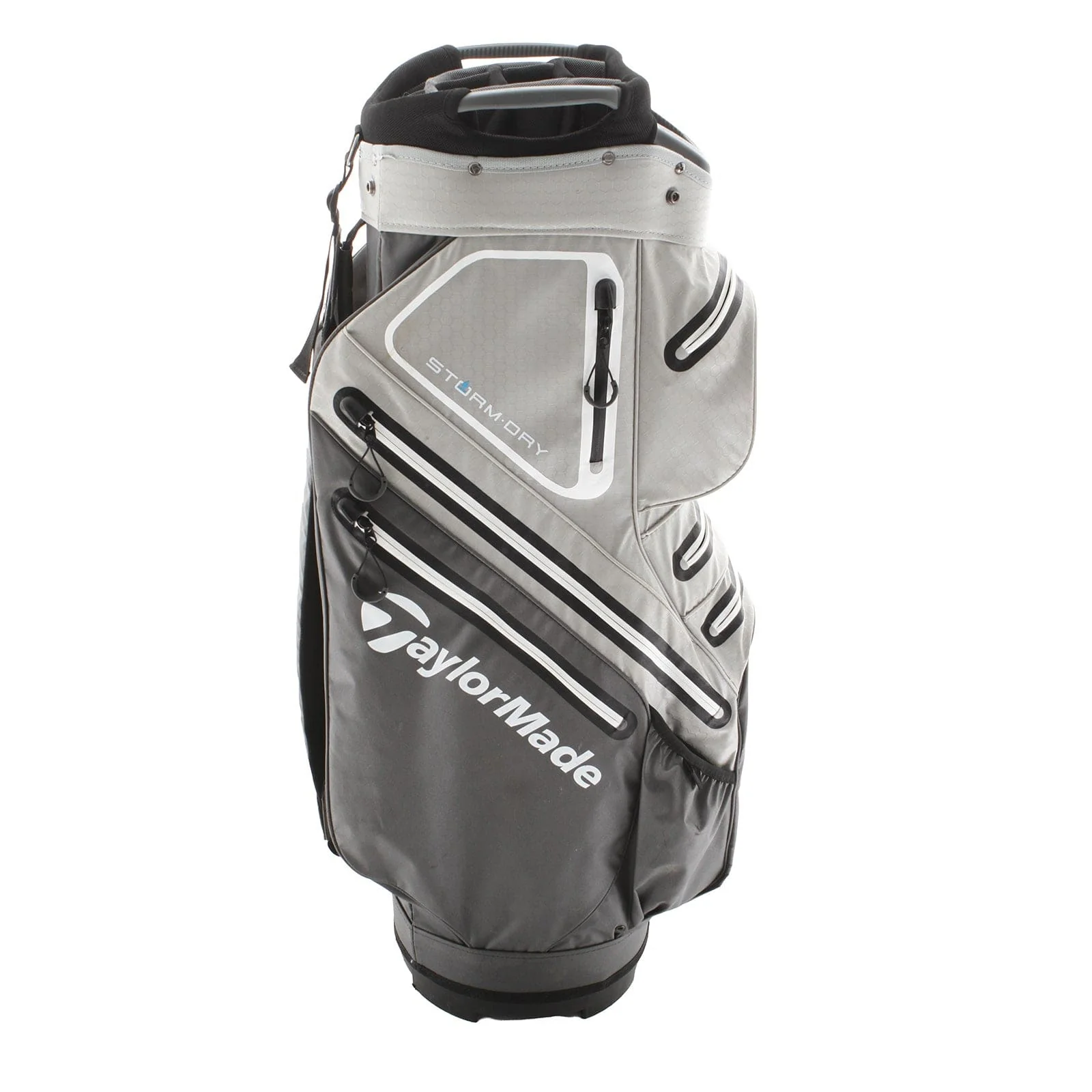 TaylorMade Storm Dry Cart Bag - Grey/Silver/White - Image 3