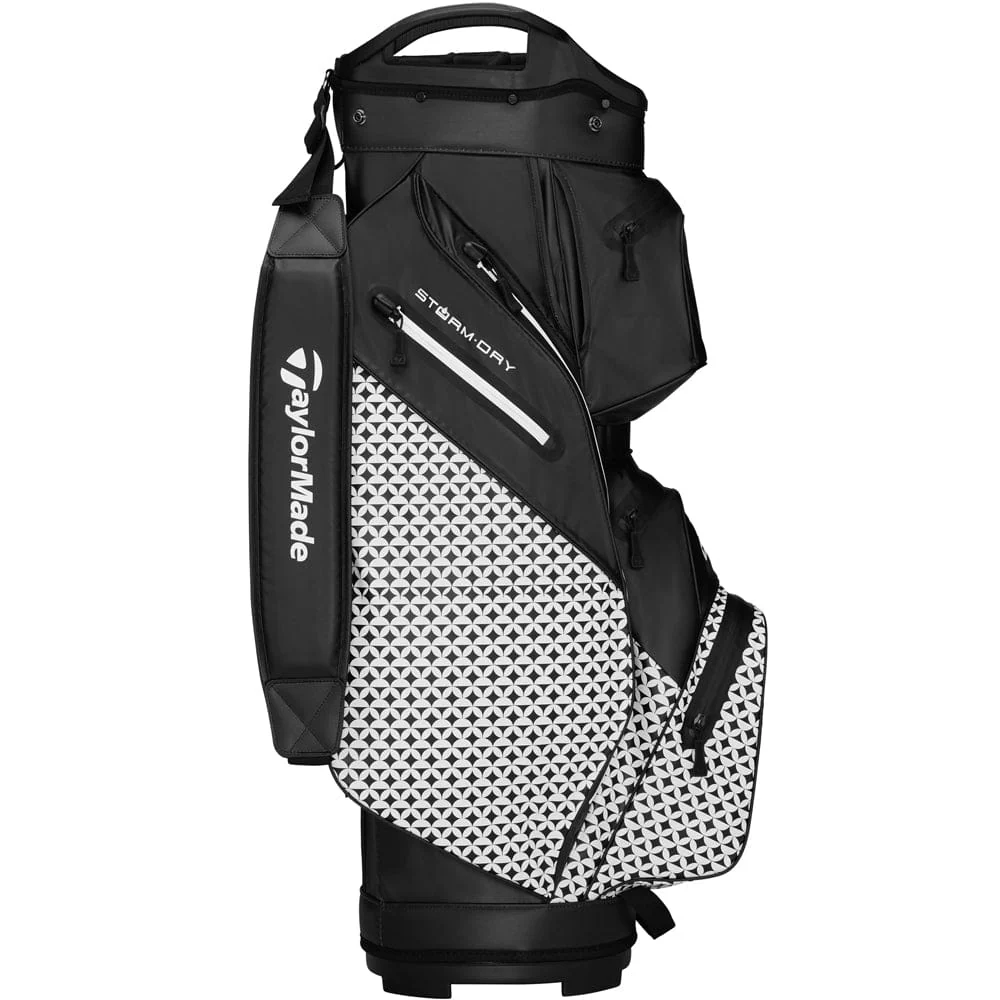 TaylorMade Storm Dry Waterproof Cart Bag - Heritage Icon/Black - Image 4