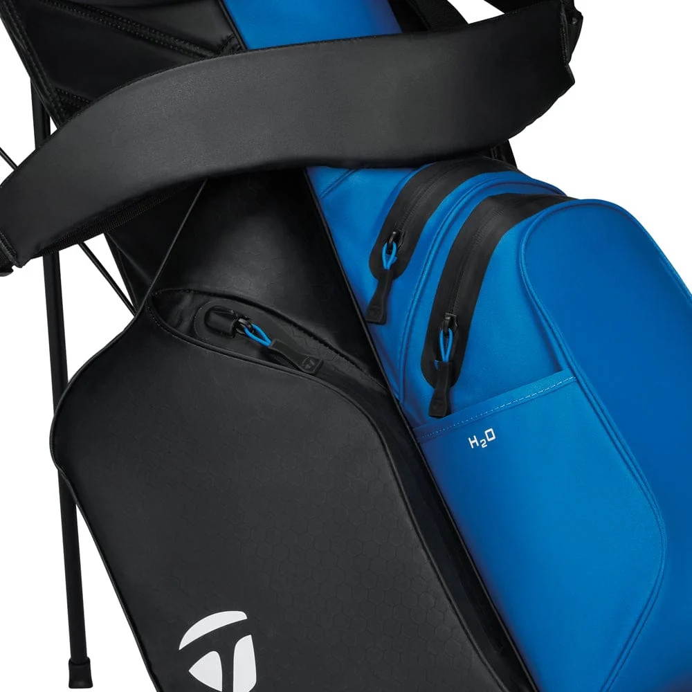 TaylorMade Storm Dry Waterproof Stand Bag - Black/Blue - Image 3