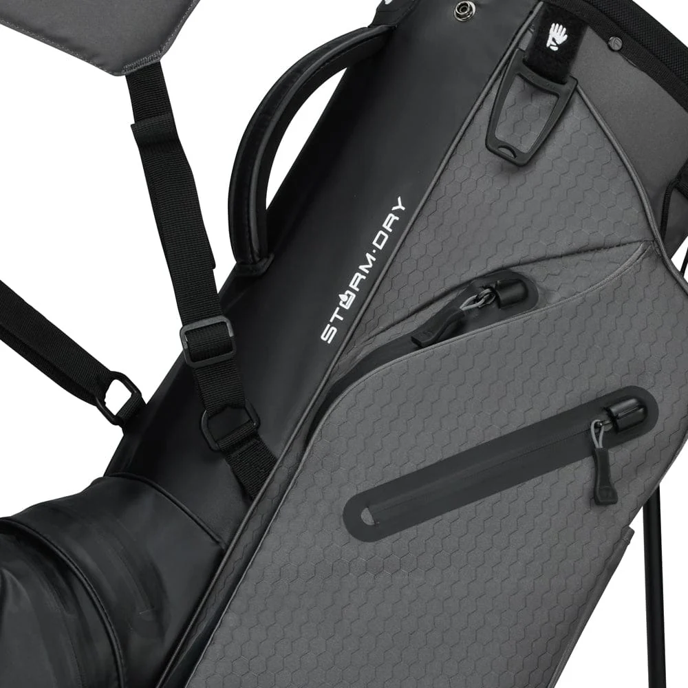 TaylorMade Storm Dry Waterproof Stand Bag - Grey/Black - Image 4