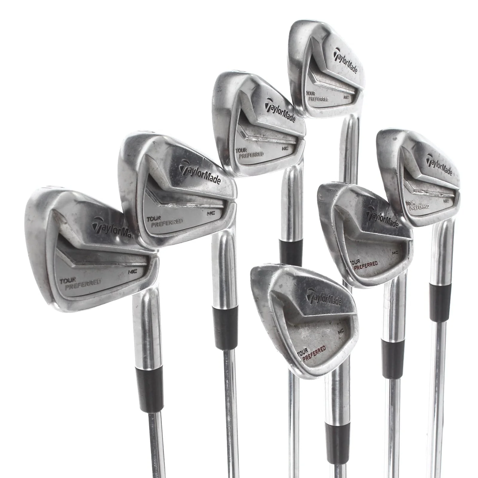 TaylorMade Tour Preferred MC 2014 Steel Mens Right Hand Irons 3-9 Stiff - KBS - Image 2