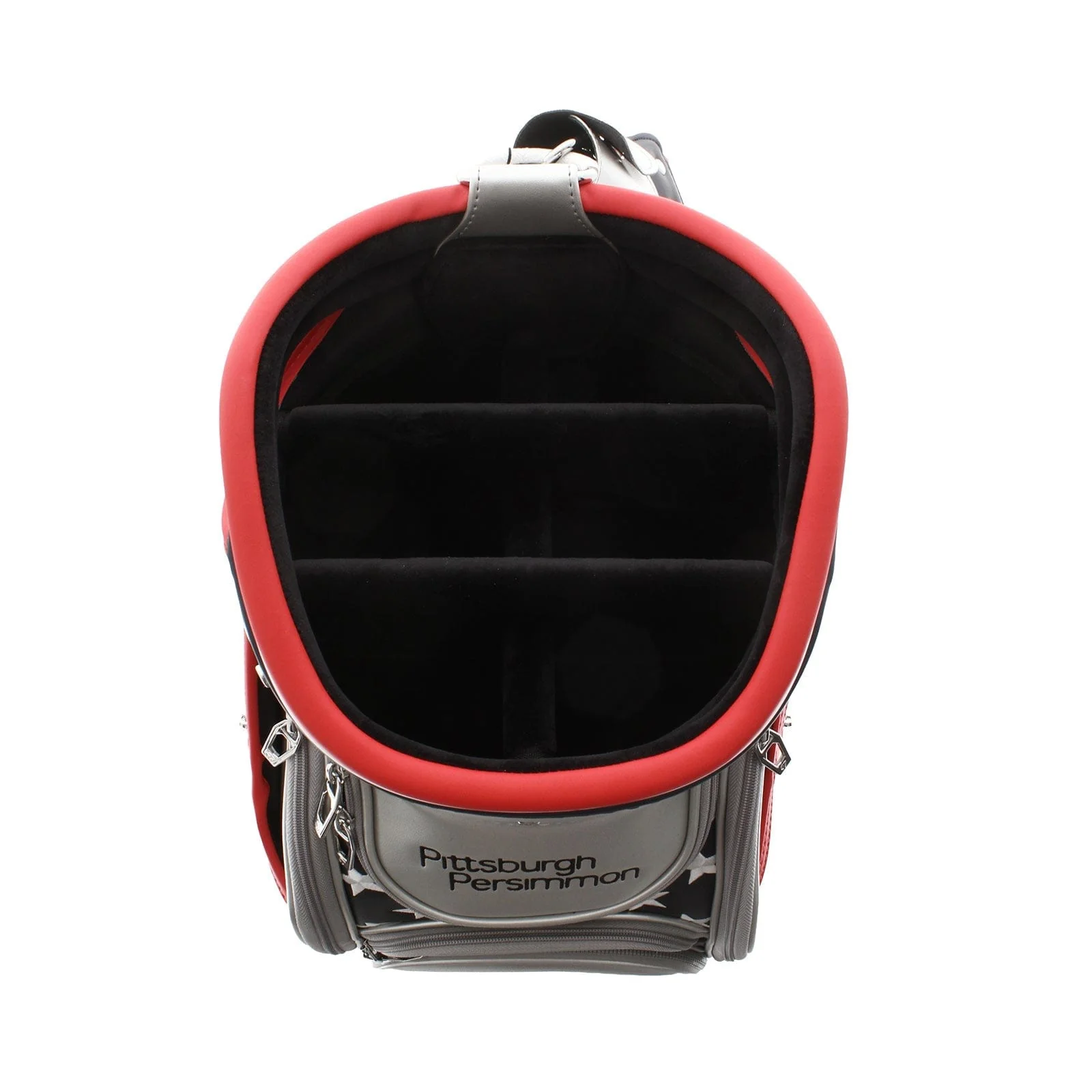 TaylorMade US Open 2025 Cart Bag - Grey/Red/White/Blue - Image 2