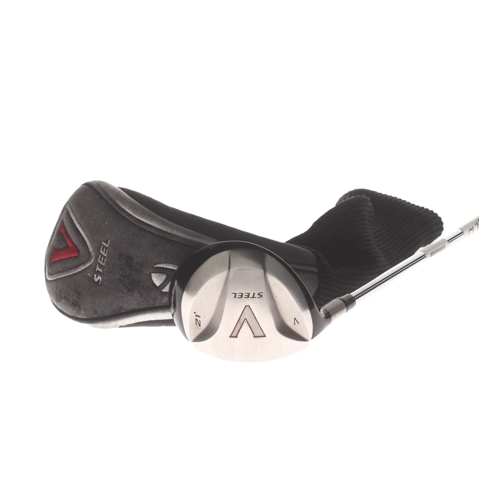 TaylorMade V Steel Steel Mens Left Hand Fairway 7 Wood 21* Stiff - Dynamic Gold Lite