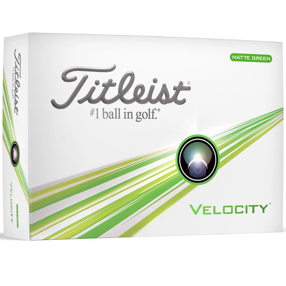 Titleist Velocity Golf Balls - Green - Double Dozen - Image 3