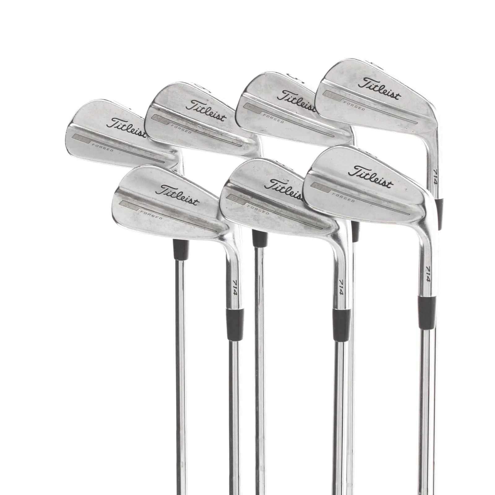 Titleist 714 CB Forged Steel Mens Right Hand Irons 4-PW Stiff - KBS Tour