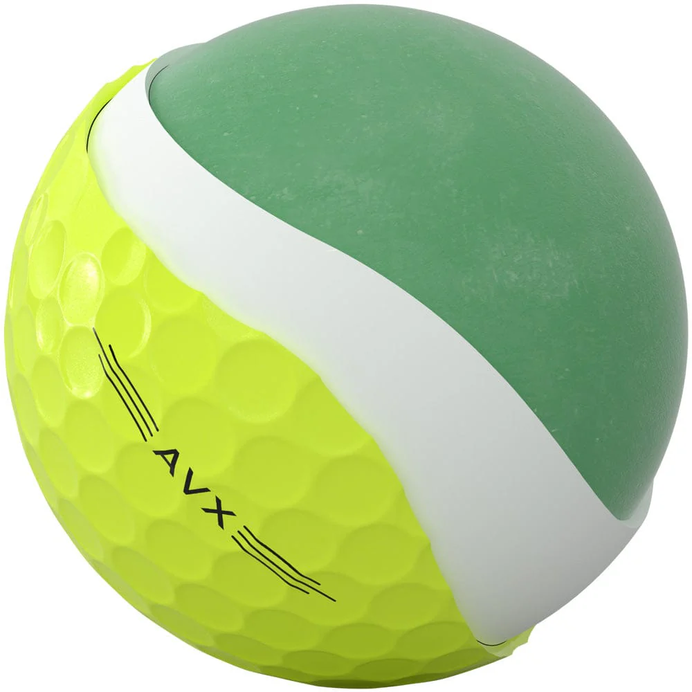 Titleist AVX Golf Balls - Yellow - 12 Pack - Image 3