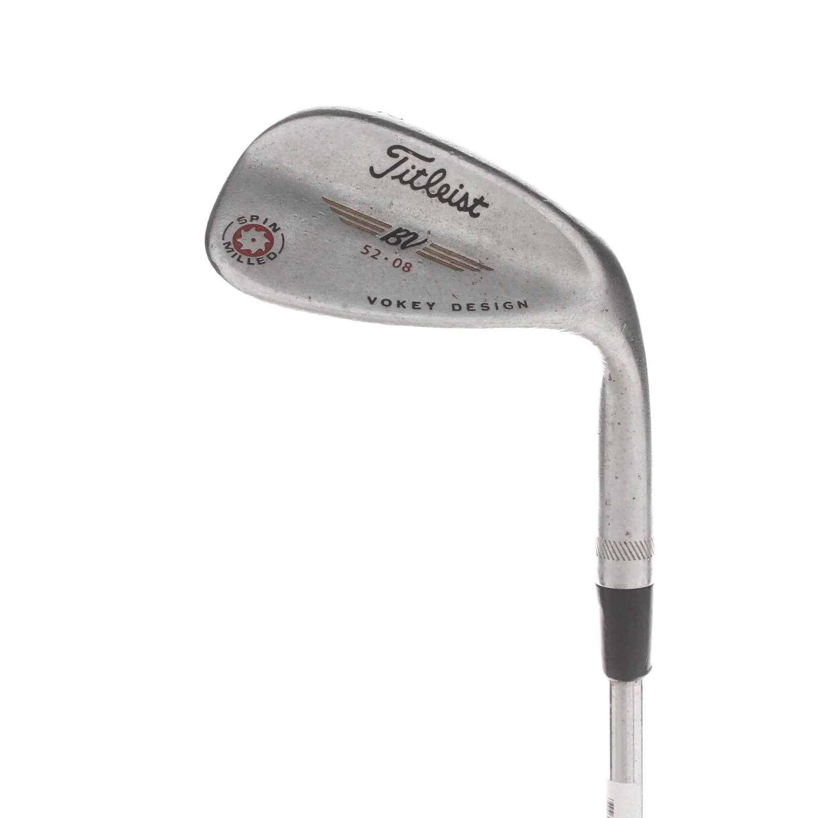 Titleist BV Spin Milled Steel Mens Right Hand Gap Wedge 52* 8 Bounce Wedge - BV Vokey Design