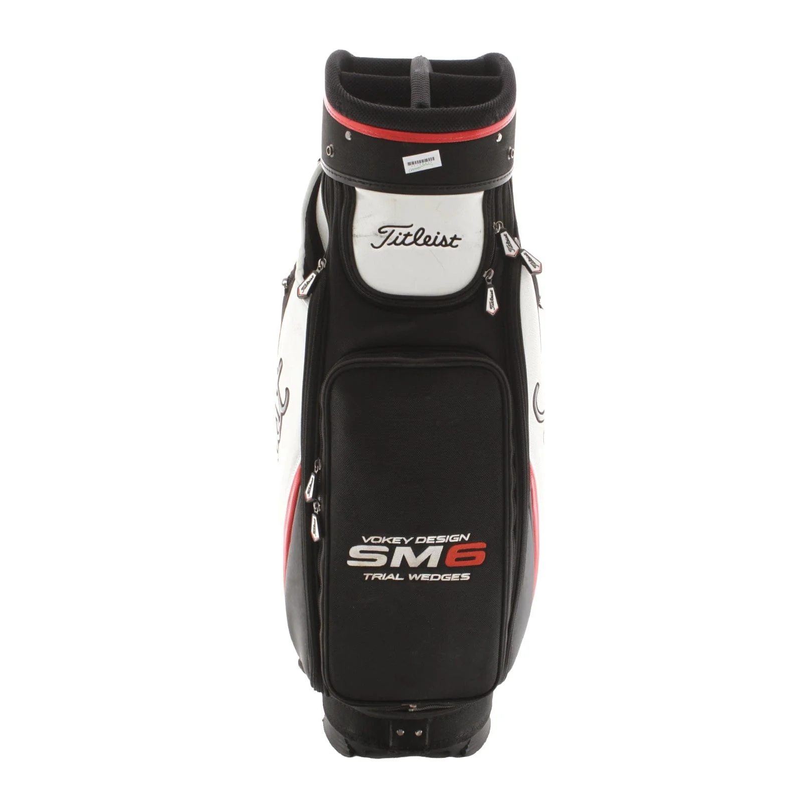 Titleist Cart Bag - Black/White/Red - Image 5