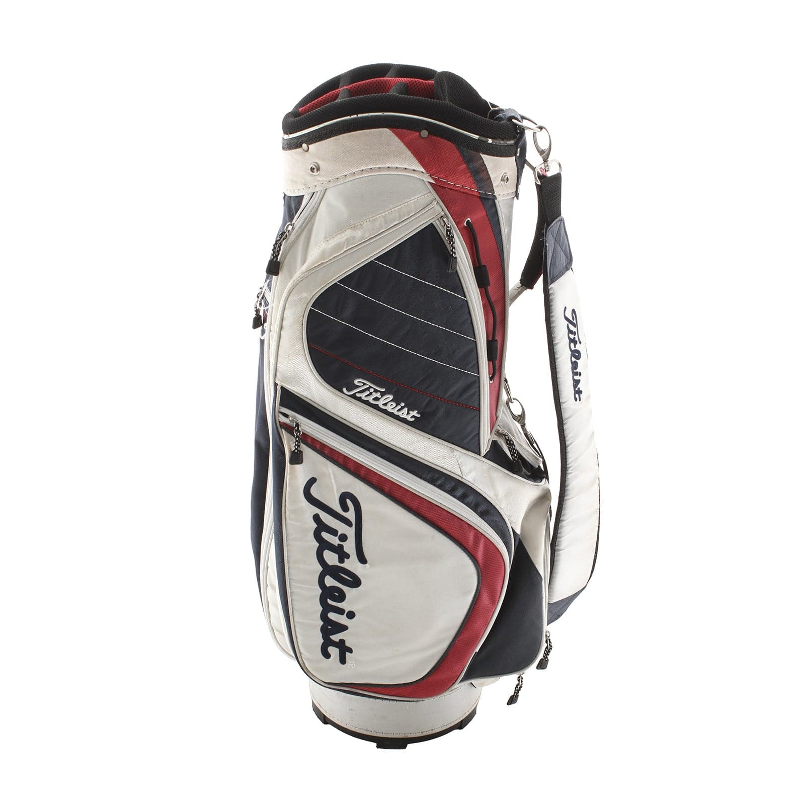 Titleist Cart Bag - White/Blue/Red - Image 3