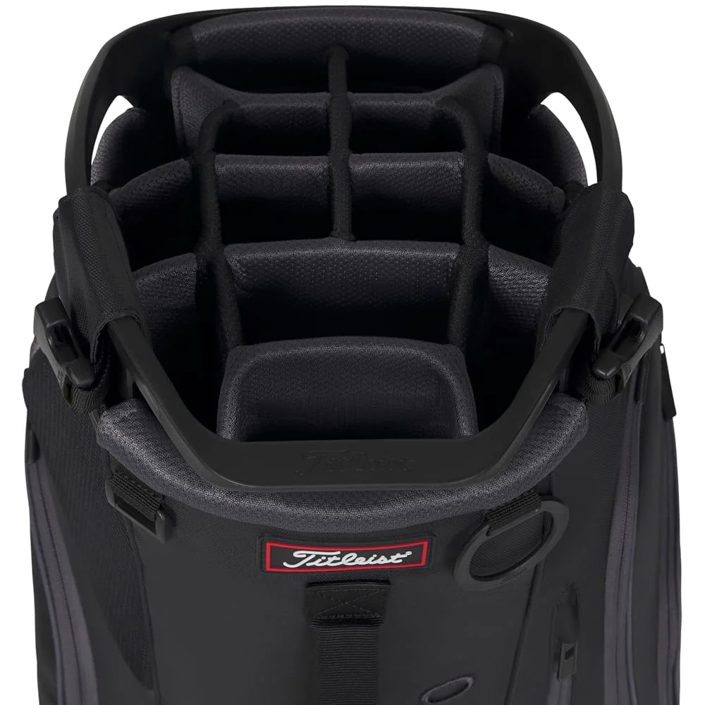 Titleist Hybrid 14 Stand Bag - Black/Graphite - Image 2