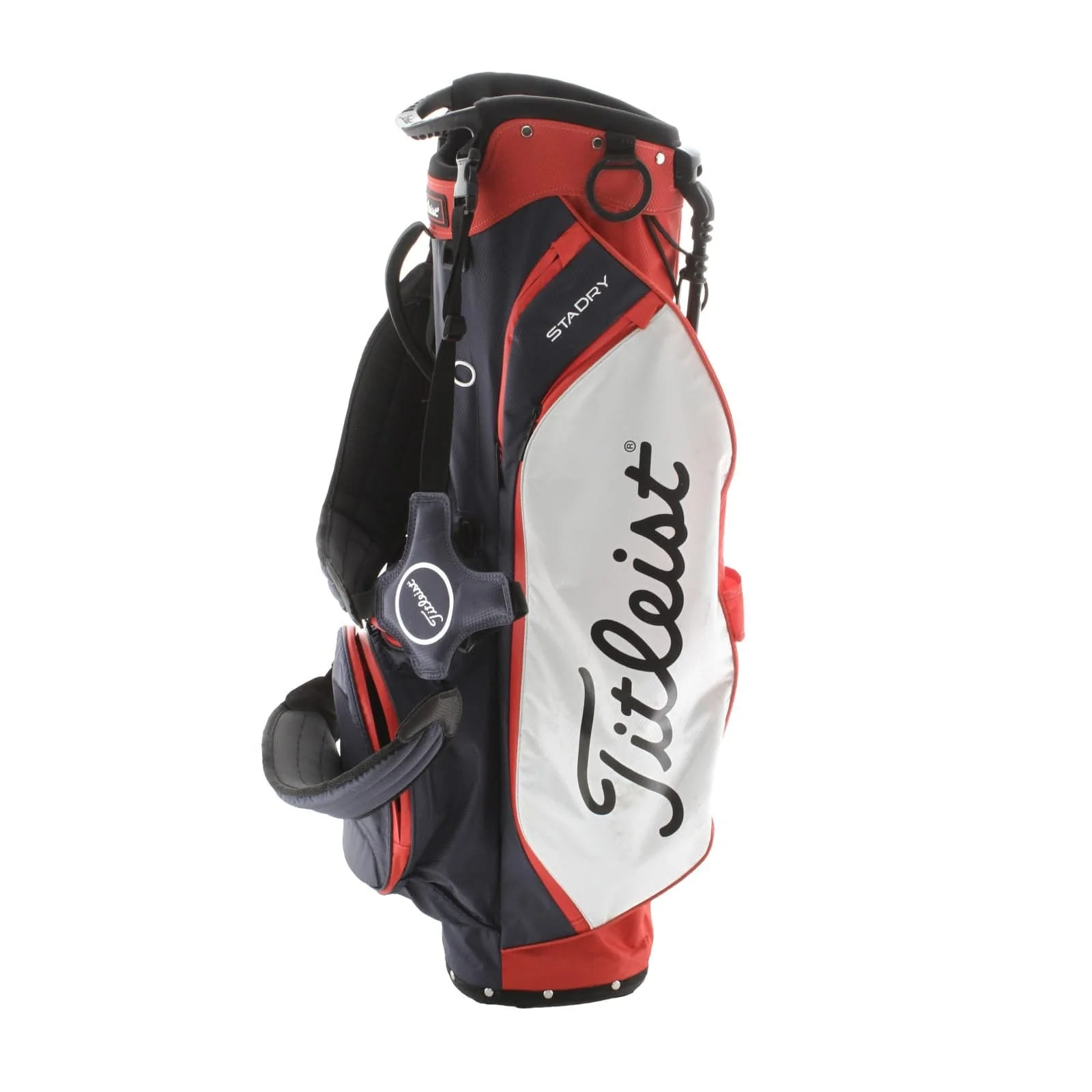 Titleist Players 4 Stadry Stand Bag - Navy/Red/White - Image 2