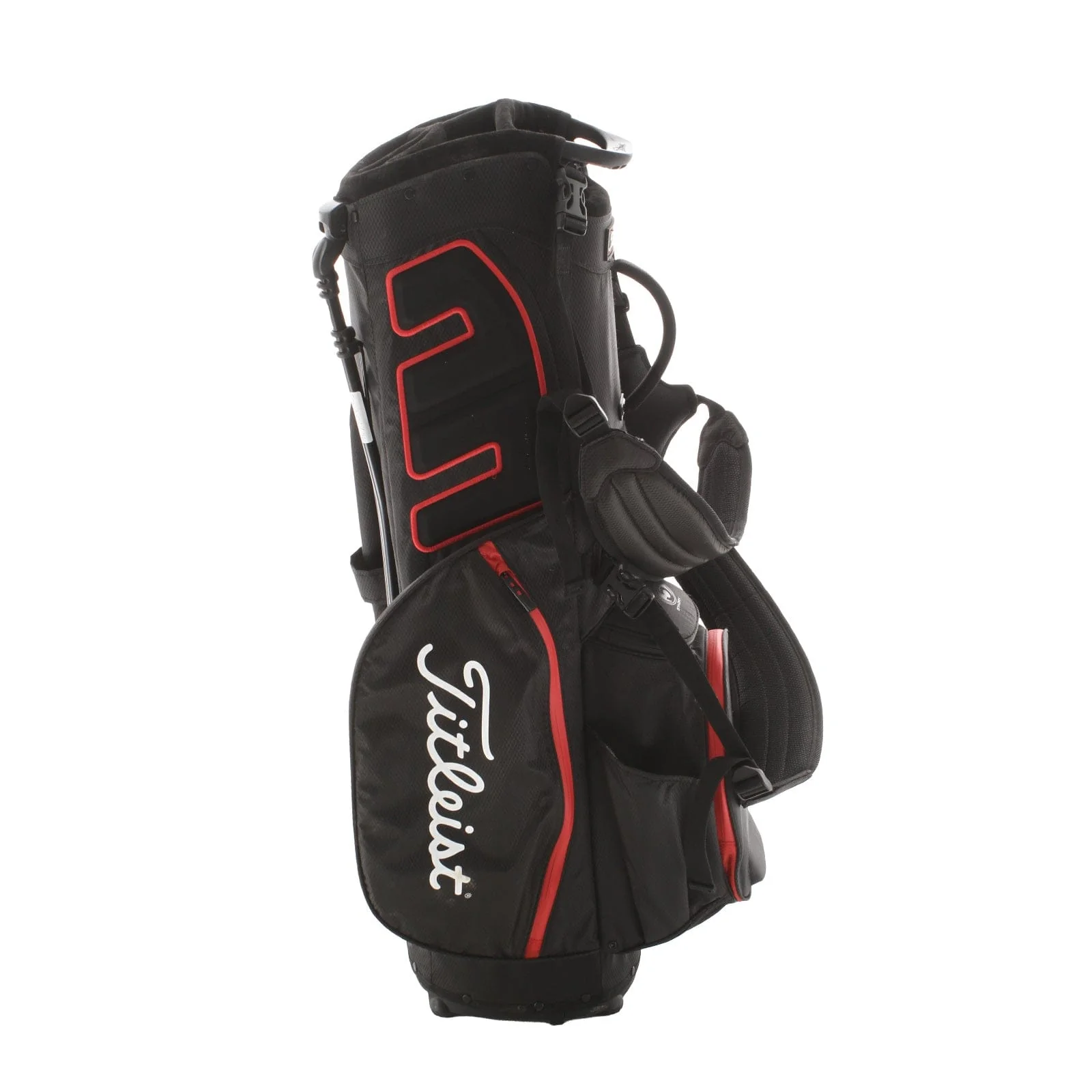 Titleist Players 5 Stand Bag - Black/Red - Image 4