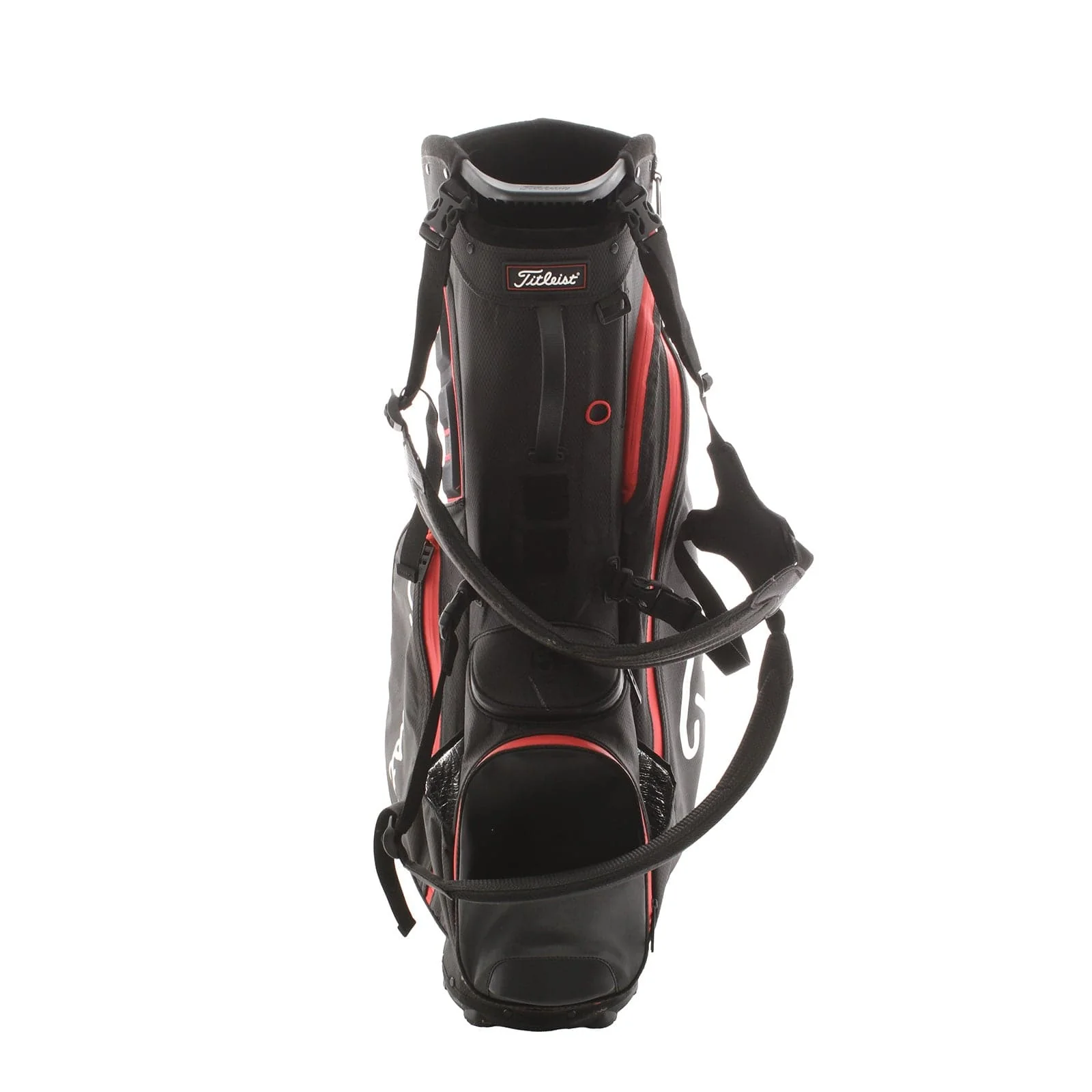 Titleist Players 5 Stand Bag - Black/Red - Image 5