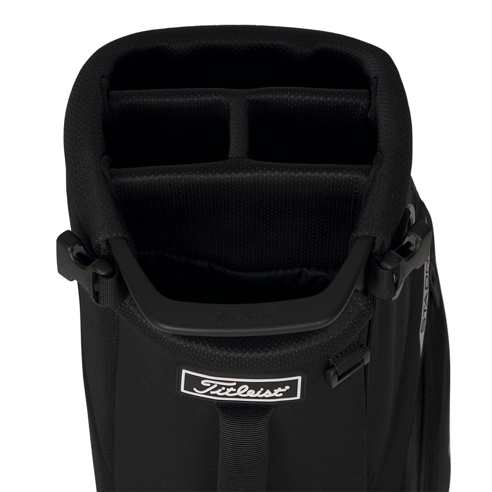 Titleist Players S4 StaDry Waterproof Stand Bag - Black/Black/Graphite - Image 2