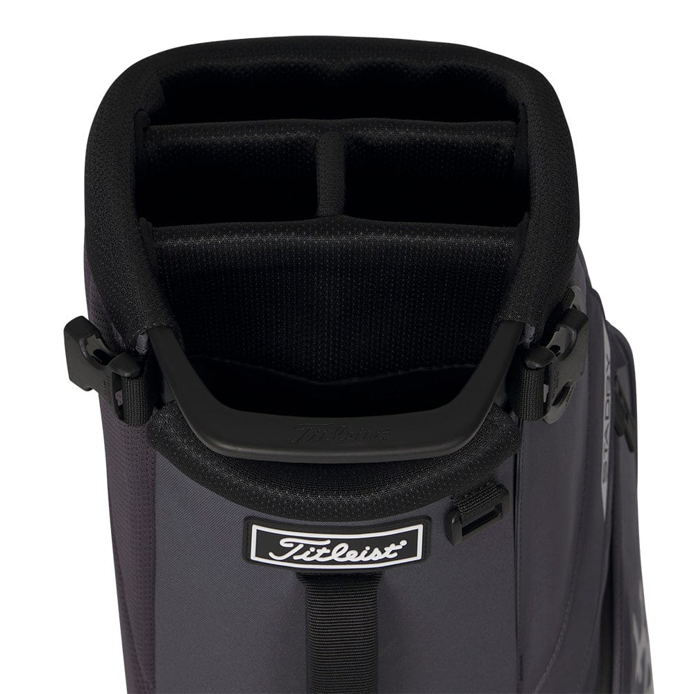 Titleist Players S4 StaDry Waterproof Stand Bag - Graphite/Black/Black - Image 2