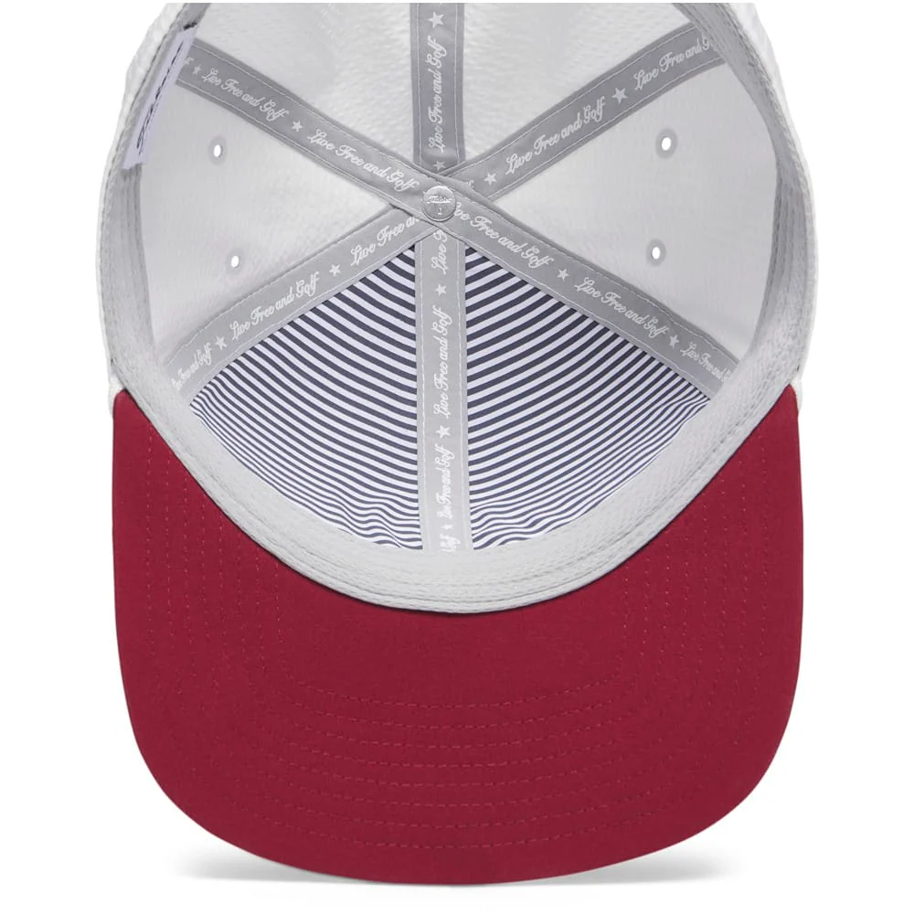 Titleist Players Seersucker Cap - White/Navy - Image 4