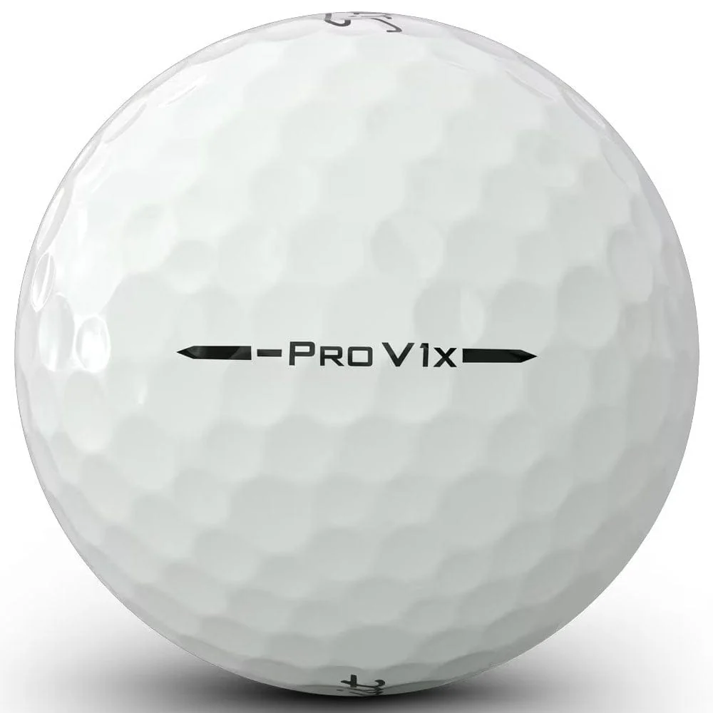 Titleist Pro V1x Left Dash Enhanced Alignment Golf Balls - White - 12 Pack - Image 3