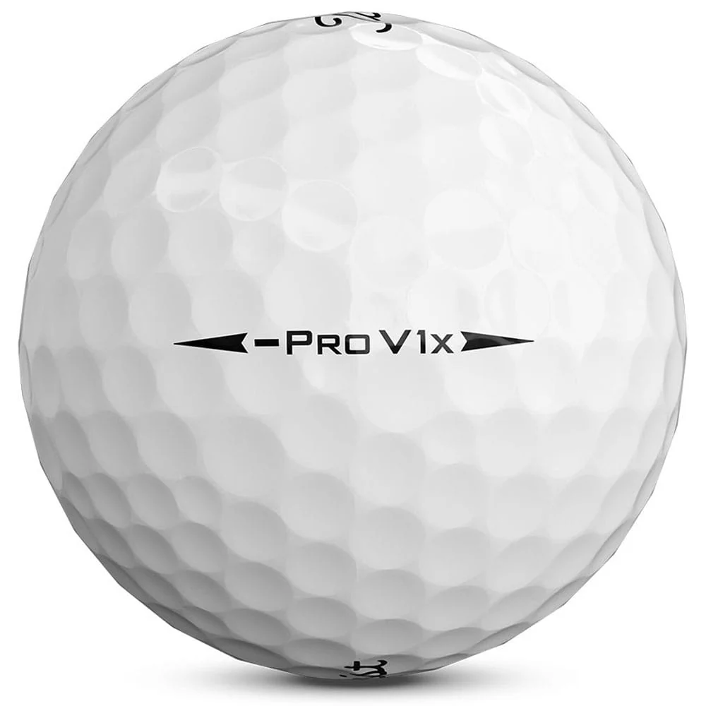 Titleist Pro V1x Left Dash Golf Balls - White - Dozen - Image 4