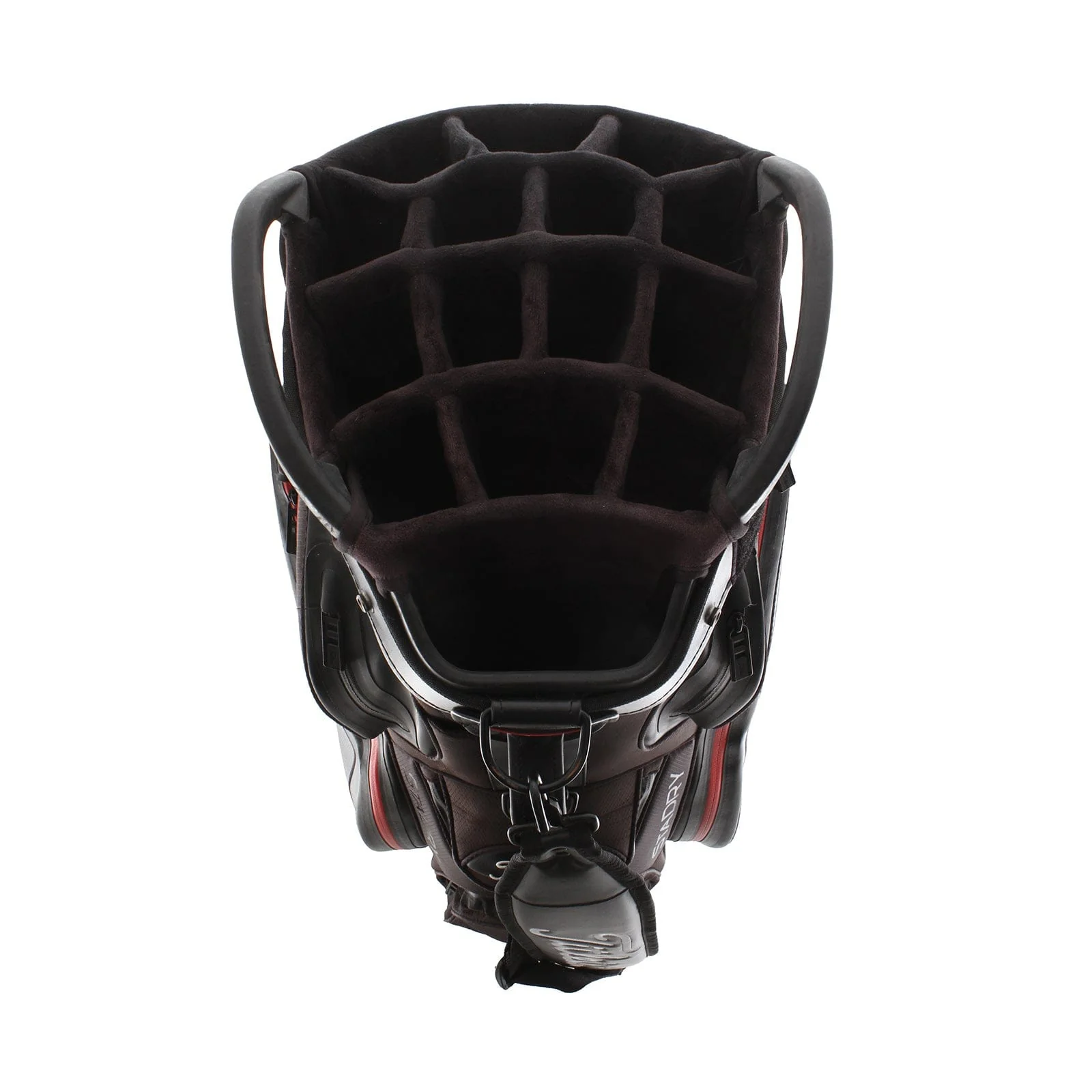 Titleist Stadry Cart Bag - Black/Red/White - Image 2