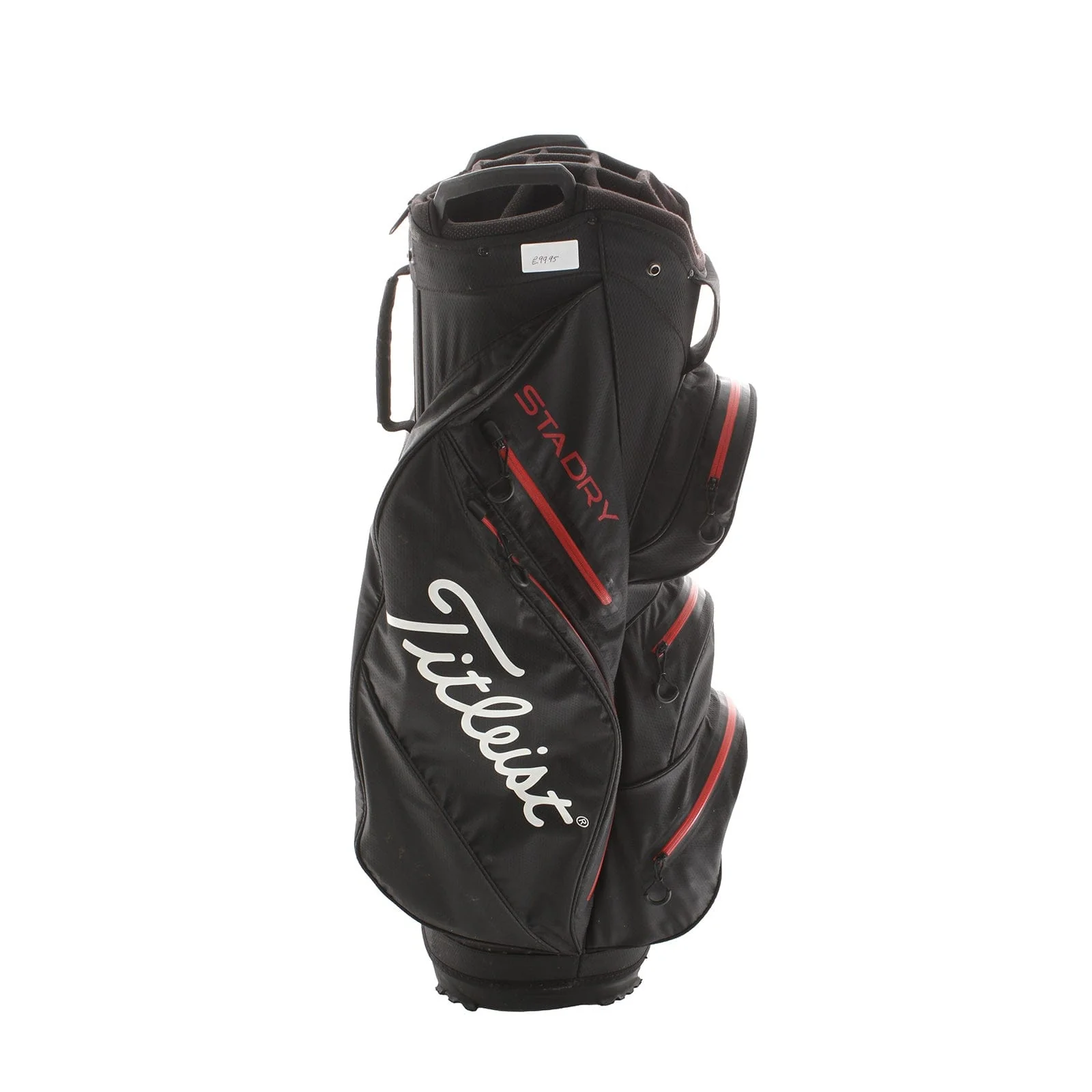 Titleist StaDry Cart Bag - Black/Red/White - Image 3