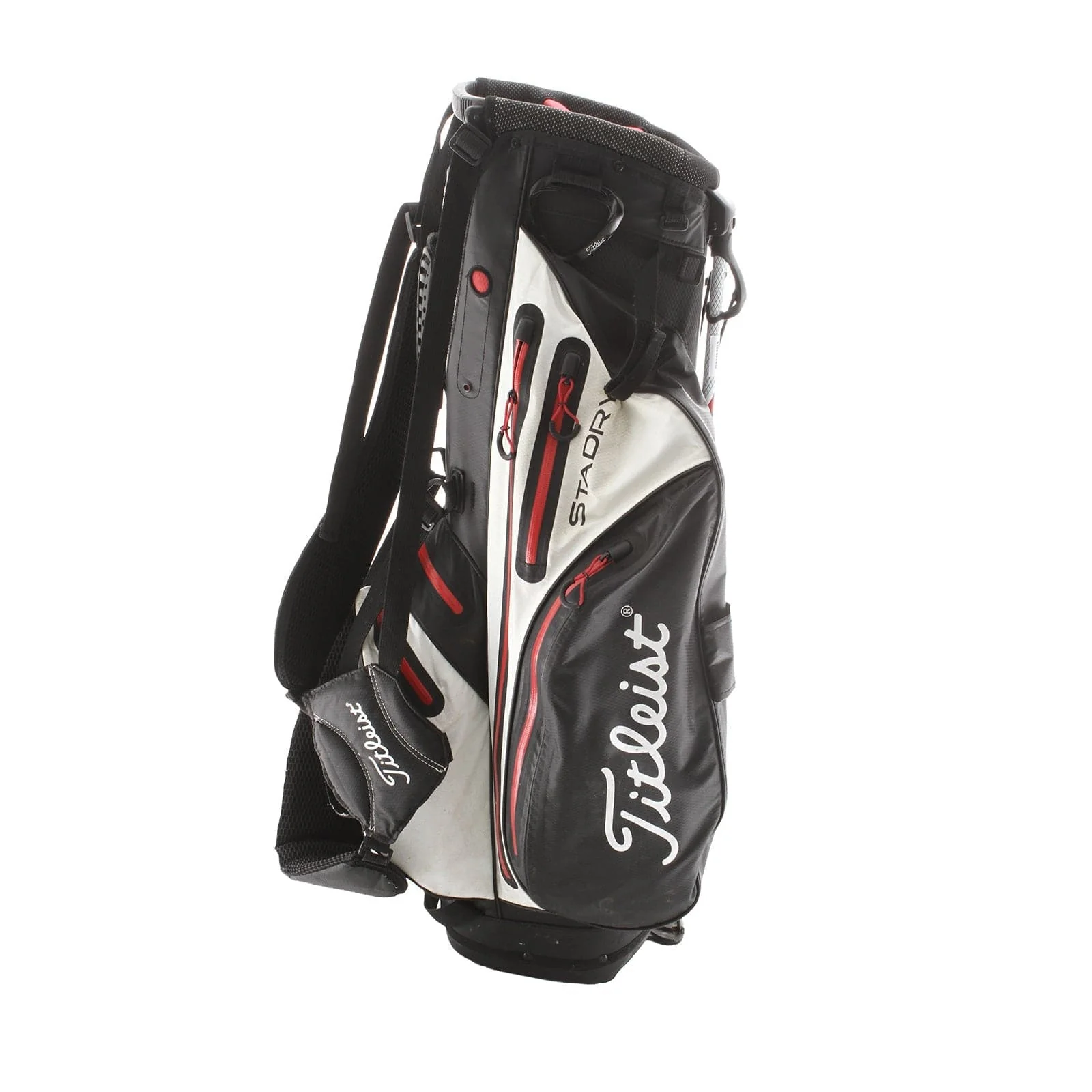 Titleist Stadry Stand Bag - Black/White/Red - Image 2