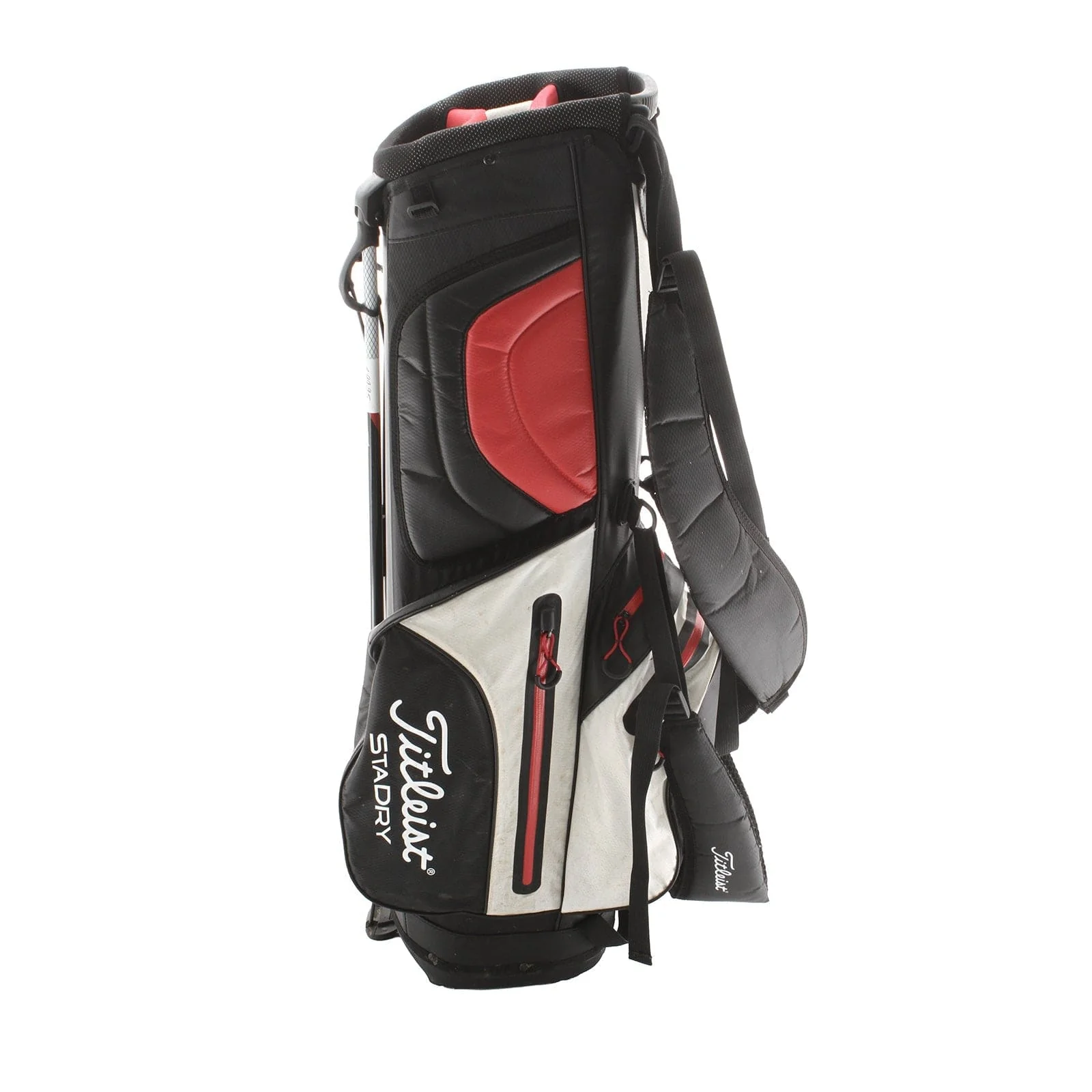 Titleist Stadry Stand Bag - Black/White/Red - Image 4