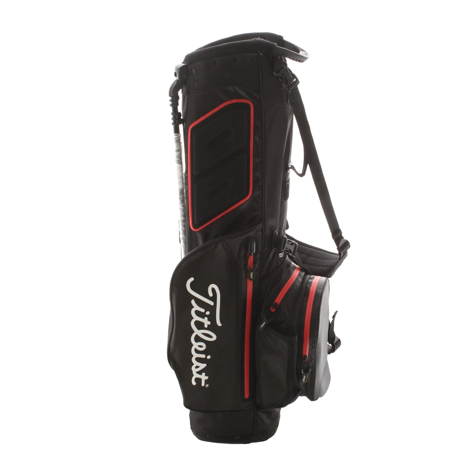 Titleist Stadry Stand Bag - Black/White/Red - Image 4