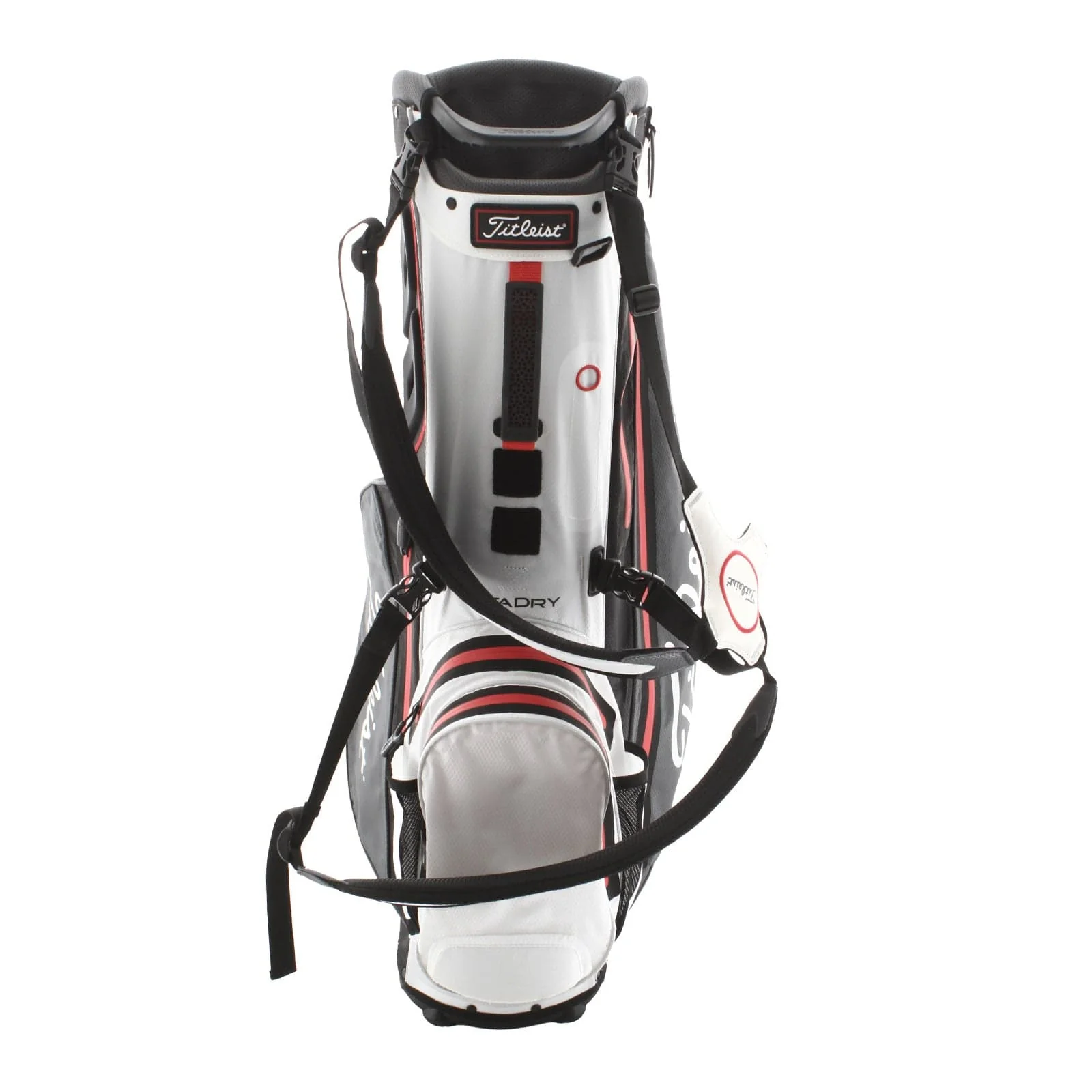 Titleist StaDry Stand Bag - White/Grey/Red - Image 5