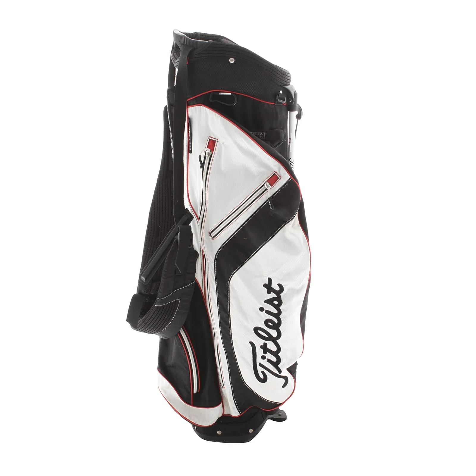 Titleist Stand Bag - White/Black/Red - Image 4