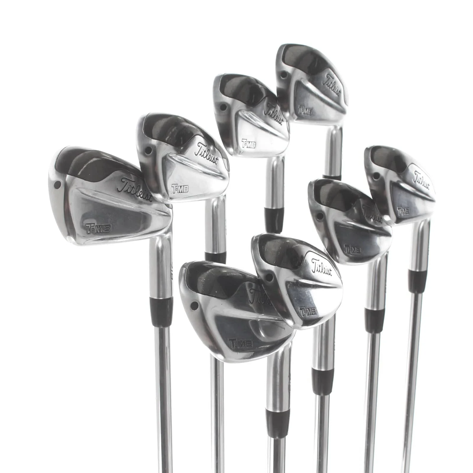 Titleist T-MB 718 Steel Mens Right Hand Irons 3-PW Regular - AMT Red - Image 2
