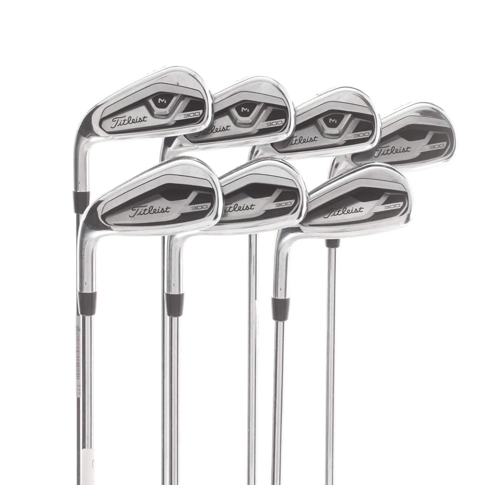Titleist T300 Steel Mens Left Hand Irons 5-GW Regular - True Temper AMT Red