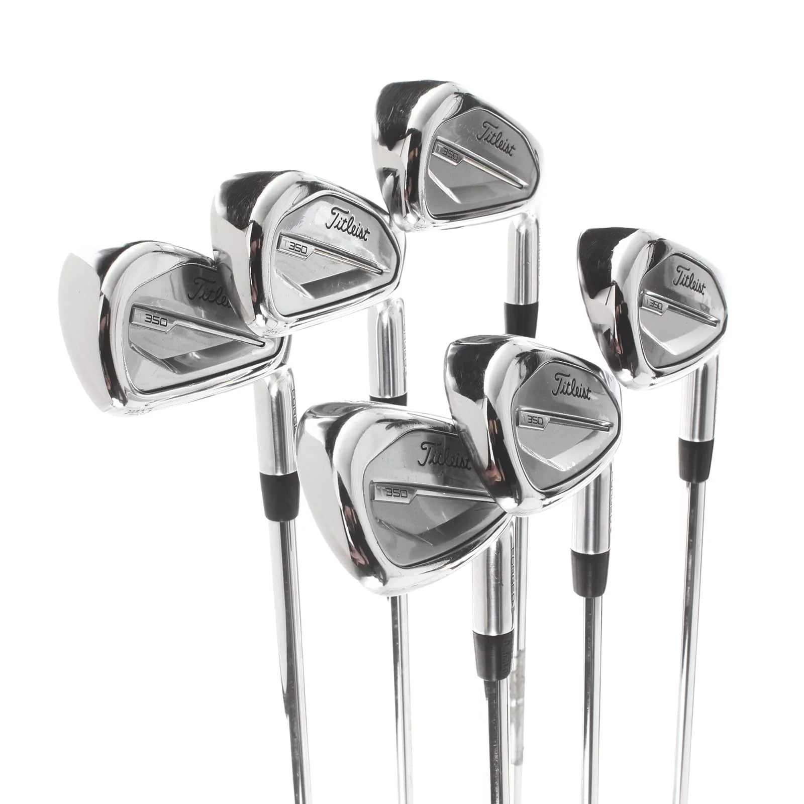 Titleist T350 2023 Steel Mens Right Hand Irons 5-PW Regular - True Temper AMT Red R300 - Image 2