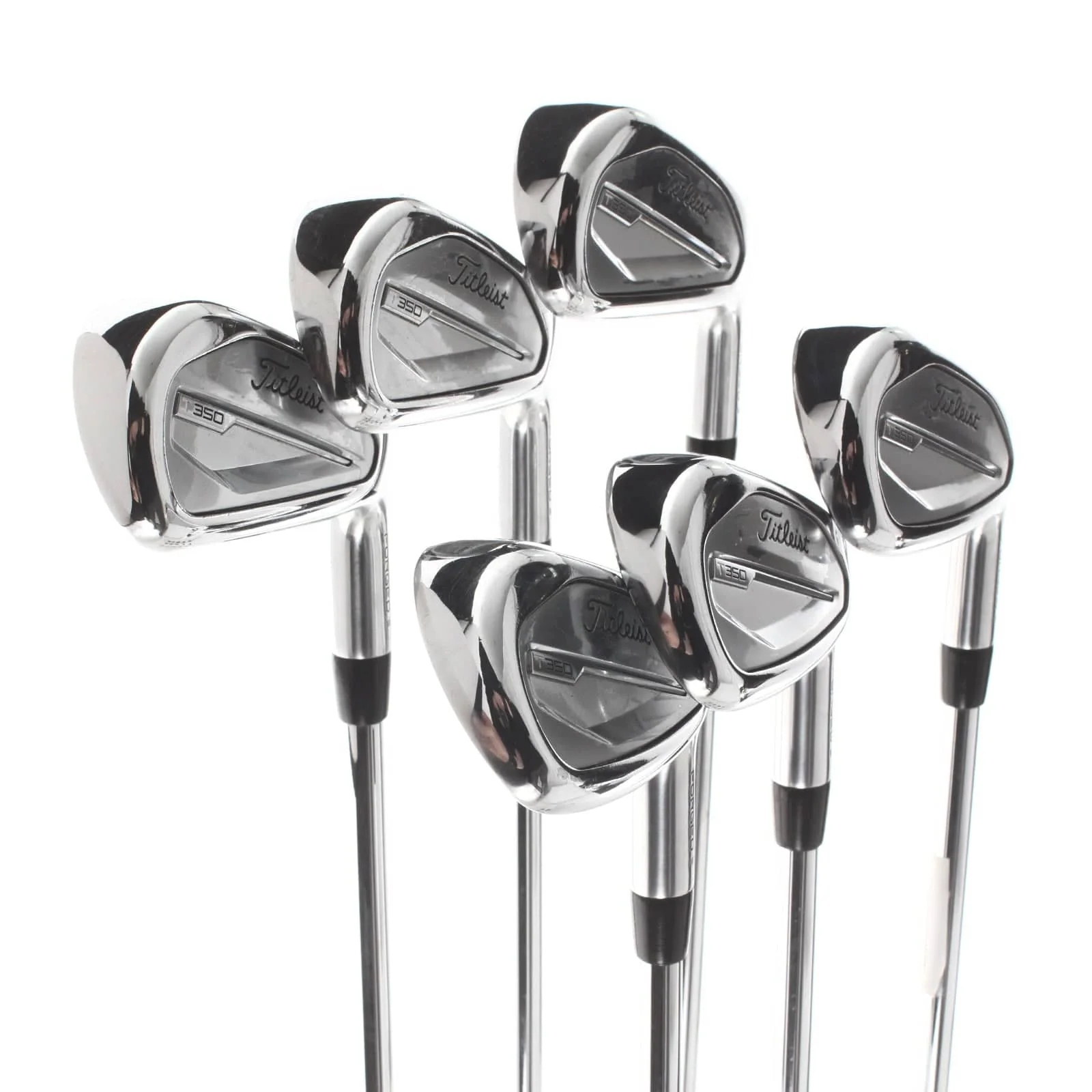 Titleist T350 Steel Mens Right Hand Irons 5-PW Regular - True Temper AMT Red - Image 2
