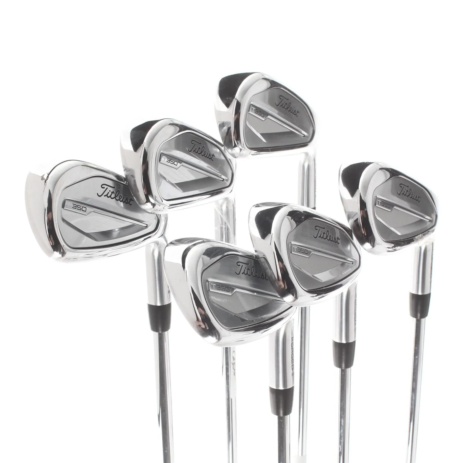 Titleist T350 Steel Mens Right Hand Irons 6-GW Regular - N.S.Pro 880 AMC - Image 2