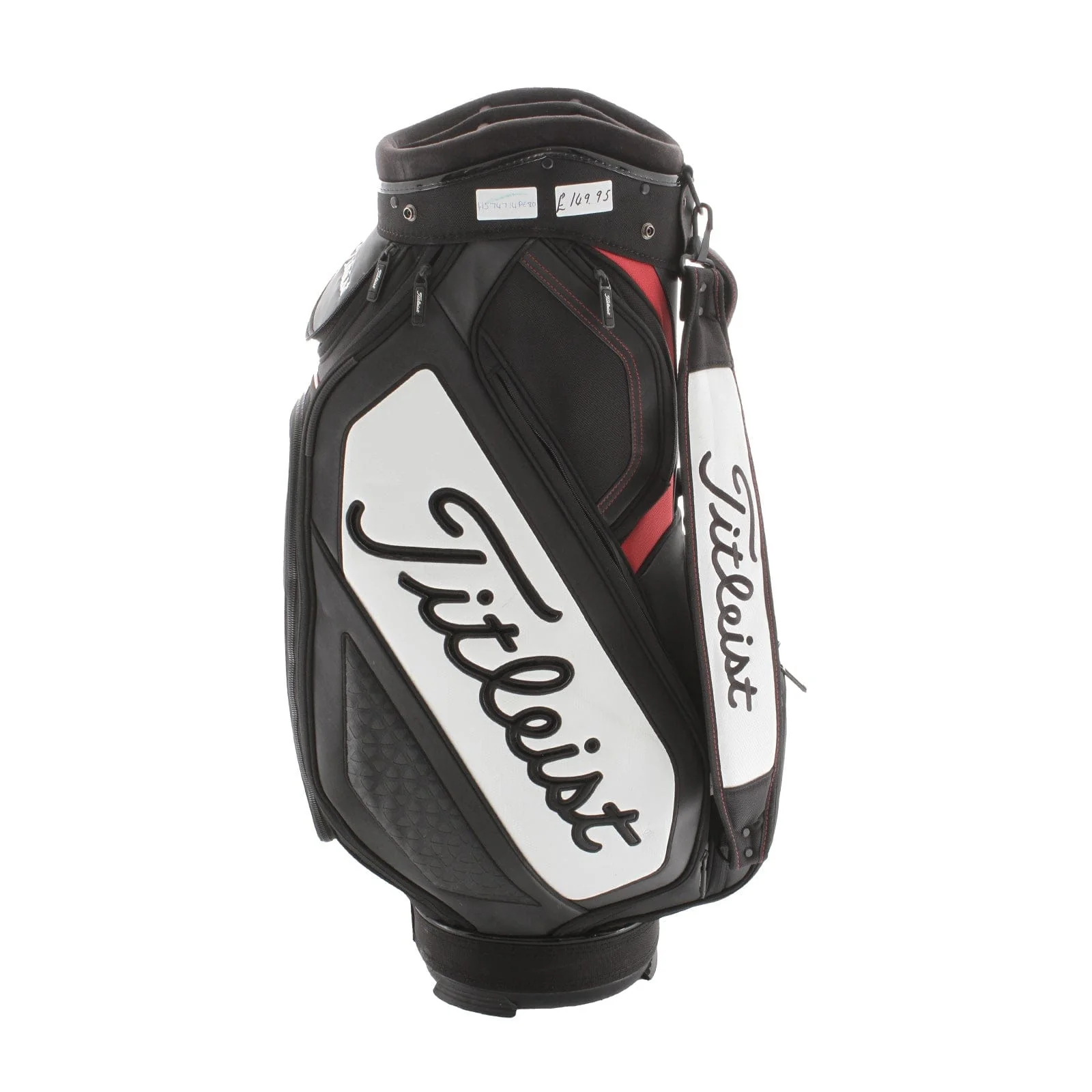 Titleist Tour Bag - Black/White/Red