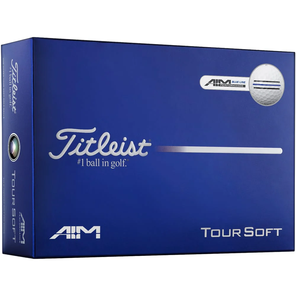 Titleist Tour Soft AIM Performance Golf Balls - White - 12 Pack - Image 6