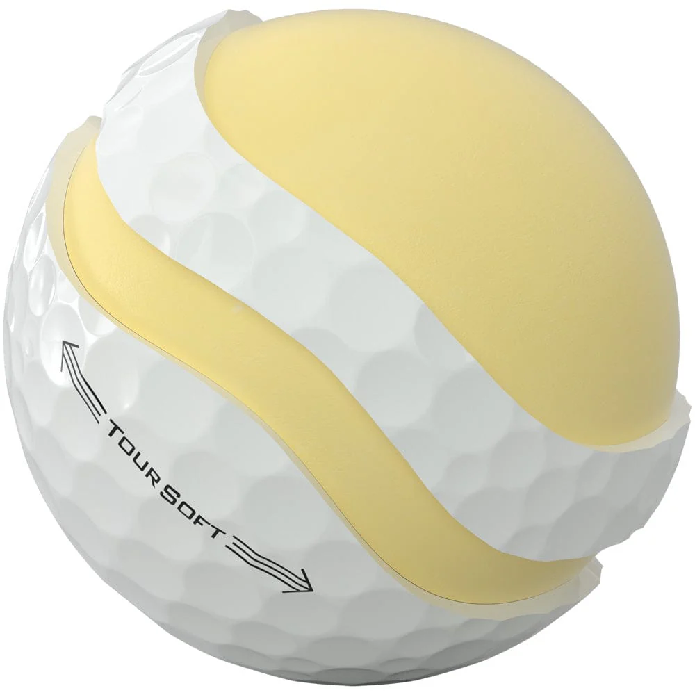 Titleist Tour Soft Golf Balls - White - 12 Pack - Image 7