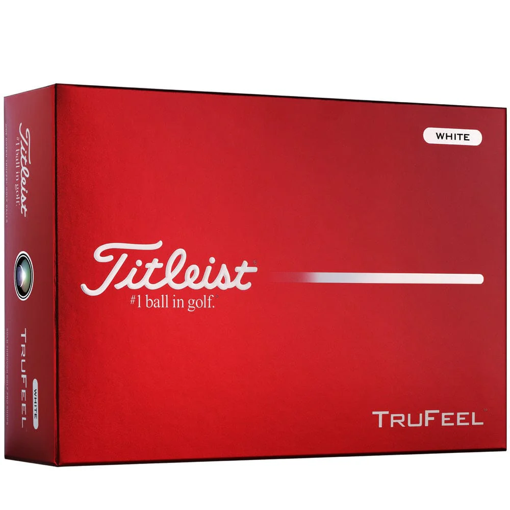 Titleist TruFeel Golf Balls - White - Double Dozen - Image 7