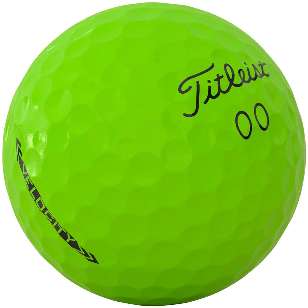 Titleist Velocity Golf Balls - Green - 12 Pack - Image 5