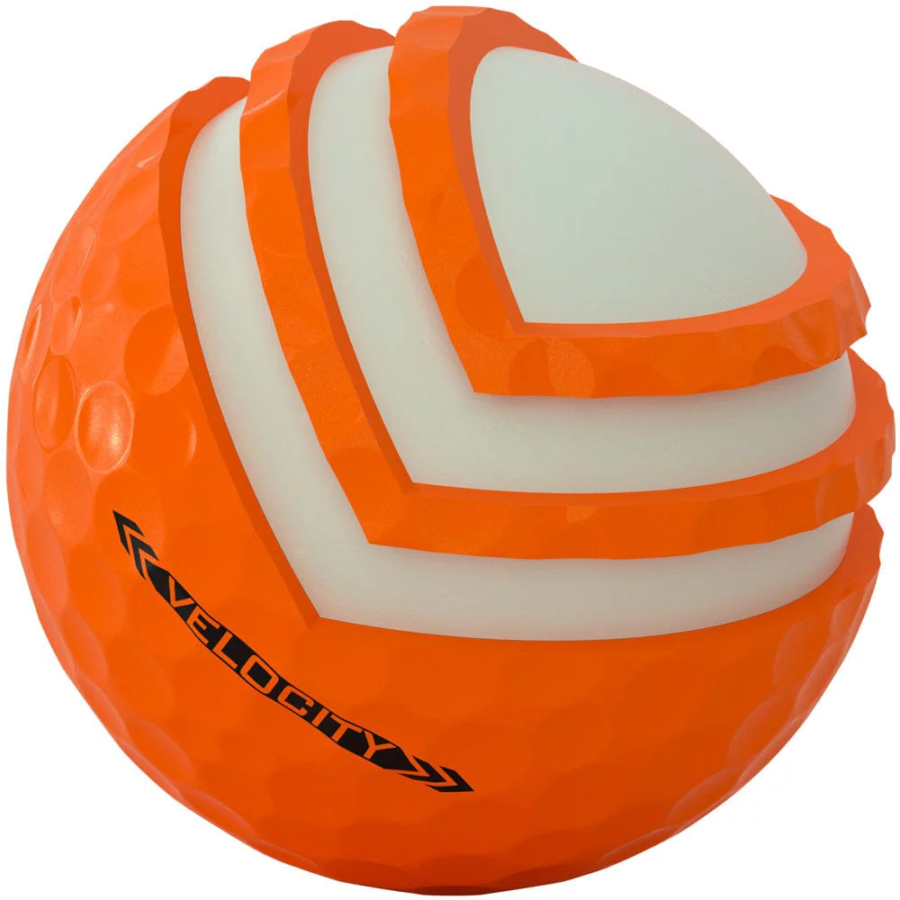 Titleist Velocity Golf Balls - Orange - 12 Pack - Image 3