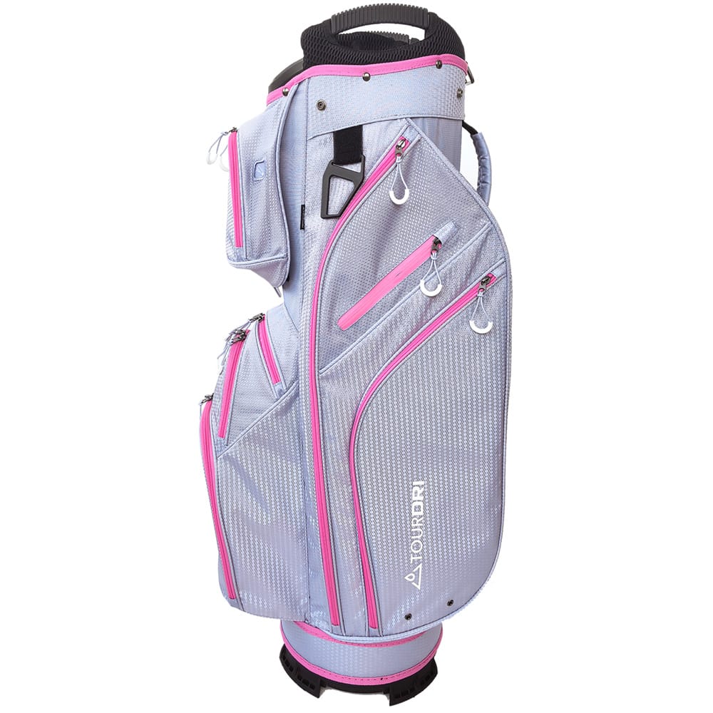 TourDri Cart Bag - Grey/Pink - Image 5